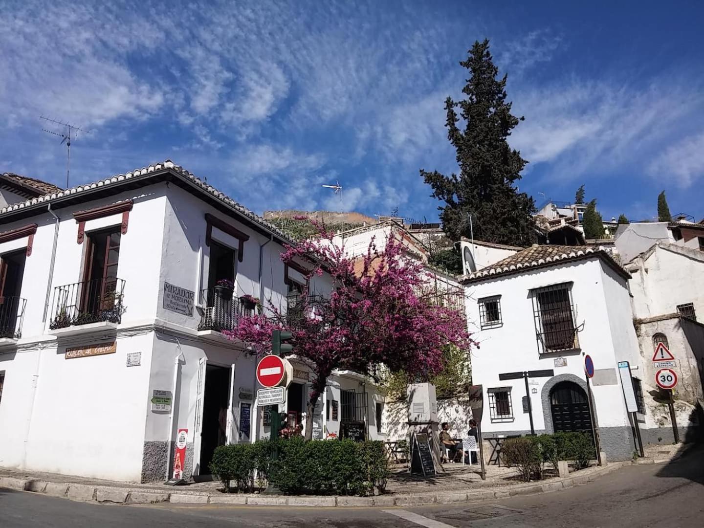 Charming Albaicin Patio Flat Free Onsite Parking Apartamento Granada Exterior foto